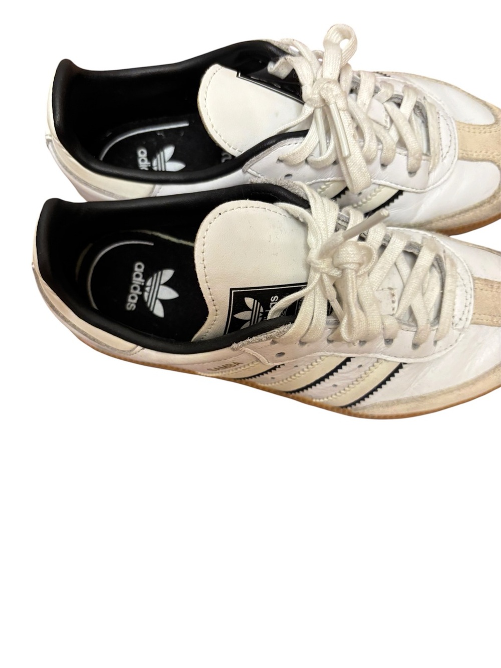 🤍 Adidas Samba OG White & Black Kids’ Sneakers 🤍 - Picture 3 of 4